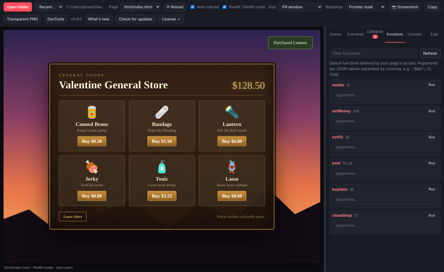 Crazy Eyes UI Tester screenshot