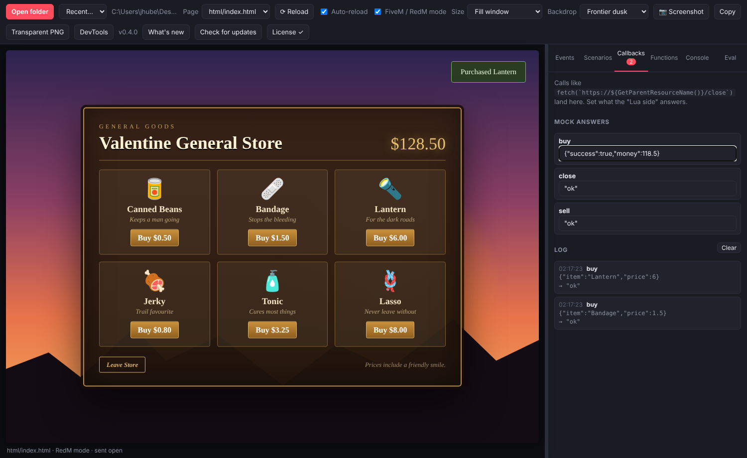 Crazy Eyes UI Tester screenshot