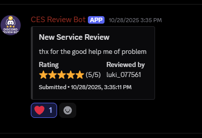 ReviewBot Discord Bot screenshot